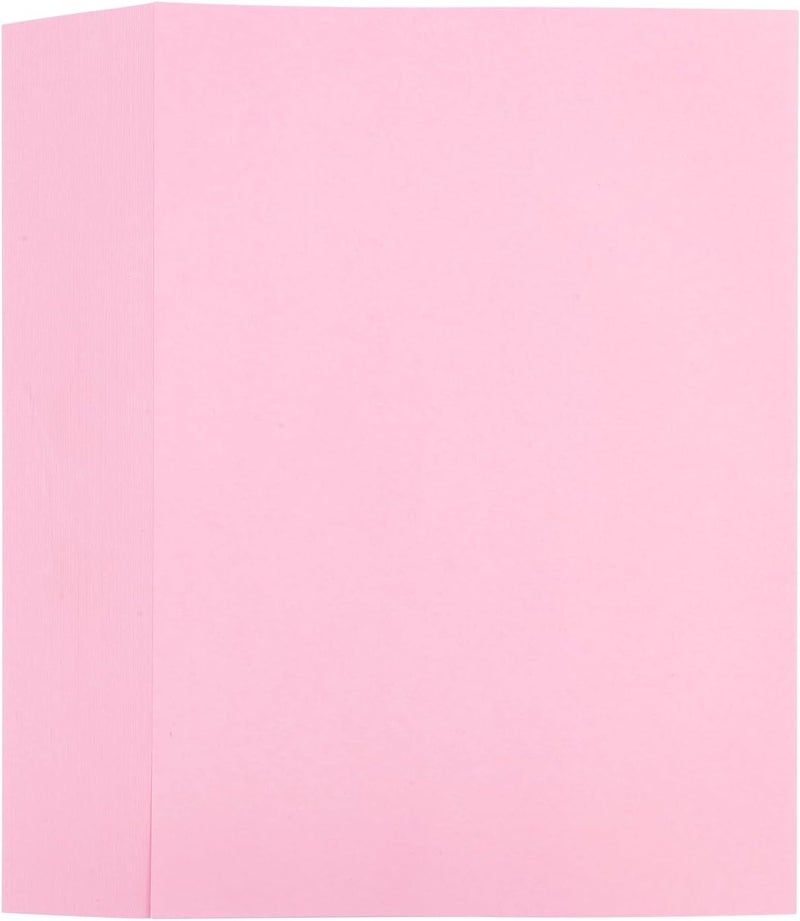 MG 100 Sheets Pink Copy Printing Paper, 8.3 X 11.7 inch Colored Printer Papers, Pink Construction Paper for Card Making Scrapbooking School Office Party DIY Craft - Image 1